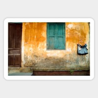 Antique Chinese Wall in Vietnam Sticker